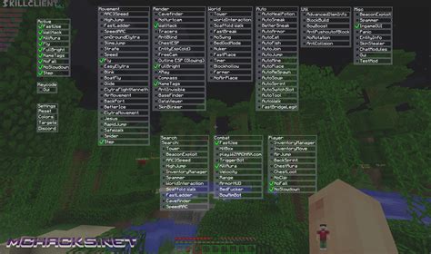 A hacked client is a version of minecraft that can be played on any server that allows you to add extra modifications to the game. Download SkillClient Hacked Client for Minecraft - ALL ...