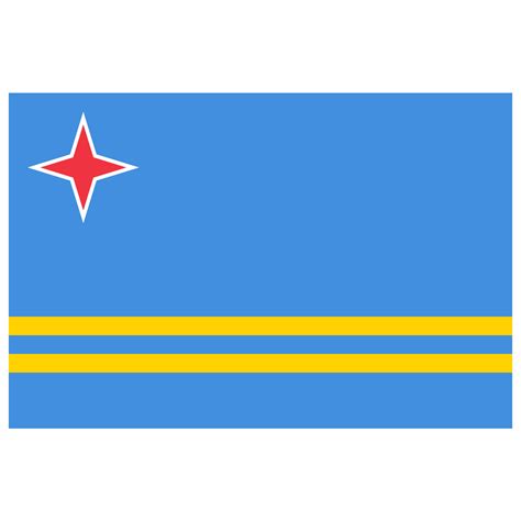 Aruba Flag Color Codes