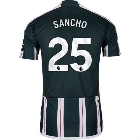 202324 Adidas Jadon Sancho Manchester United Away Jersey Soccerpro
