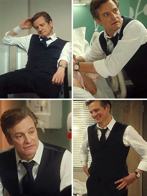 Colin Firth As Mark Darcy There S Something About A Man In A Suit Vest Kingsman Harry