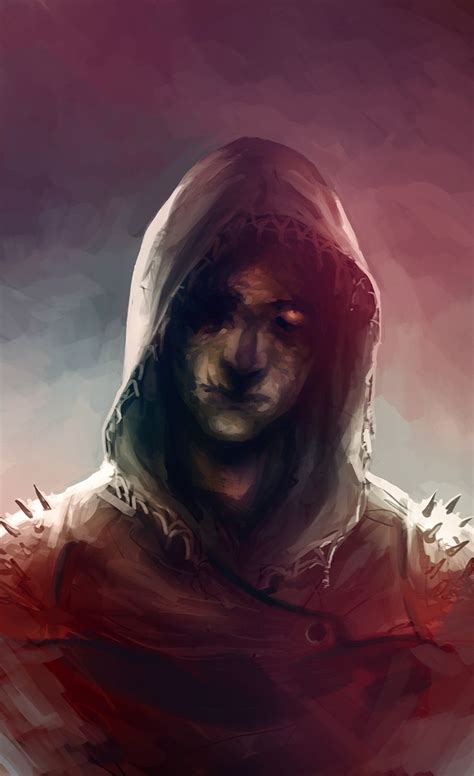 Some Hooded Figure By Znodden On Deviantart Character Art Face