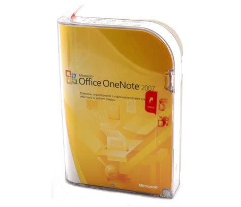 Microsoft Onenote 2007 Box Programy Biurowe Sklep Komputerowy X