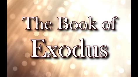 The Book Of Exodus Niv Dramatized Audio Bible Youtube