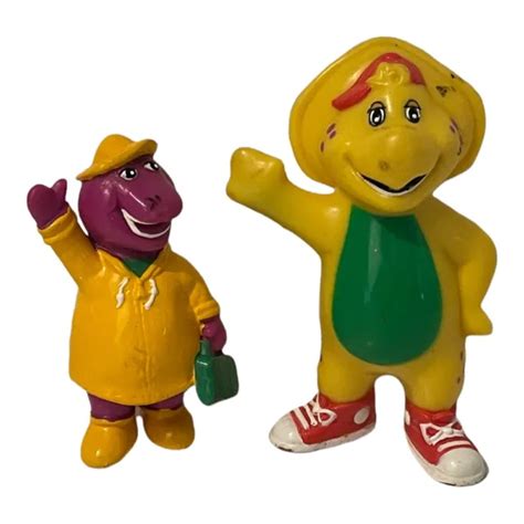 Vintage Barney And Friends Figure Barney And Bj 2000 Picclick