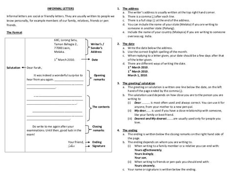 An example of a formal letter is writing a resignation letter to the manager of the company. sample of formal and informal letters - Google Search ...