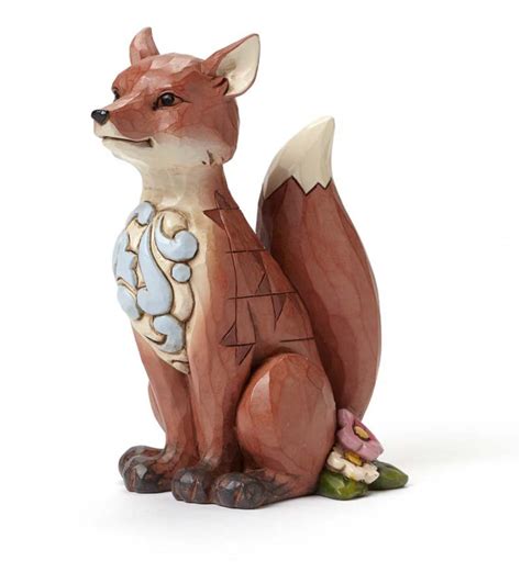 Jim Shore Woodland Fox Figurine Wind And Weather