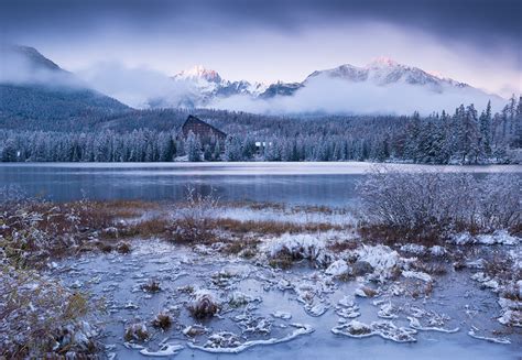 Strbske Pleso Slovakia Landscape Photography Winter Scenes Landscape