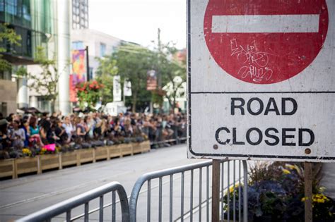 Toronto will be clogged with road closures this weekend