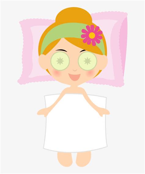 80 Off Sale Spa Girls Party Clipart For Scrapbooking Spa Day Clip