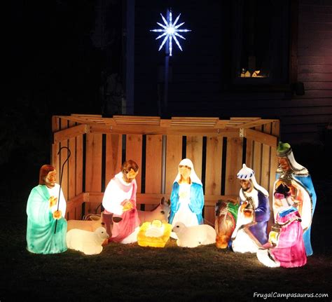 Diy Outdoor Nativity Set