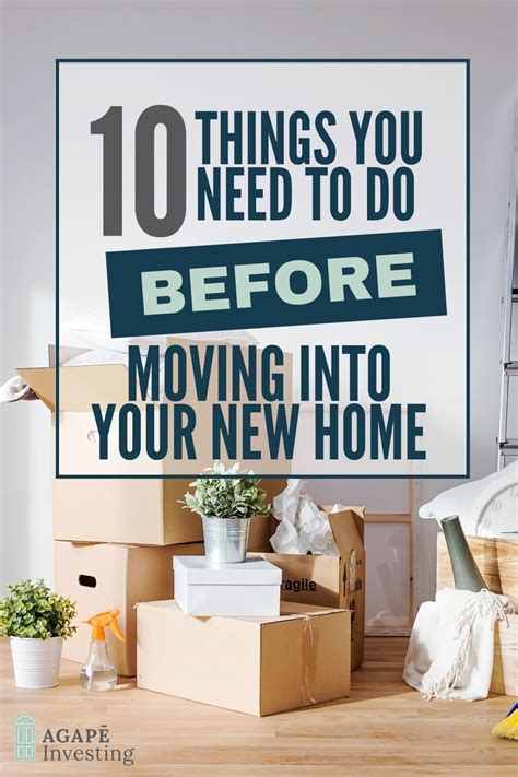 10 Things You Need To Do Before Moving Into A New House Artofit