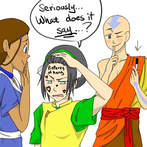 even tho it s not canon i think taang is cute p avatar funny avatar airbender the last avatar