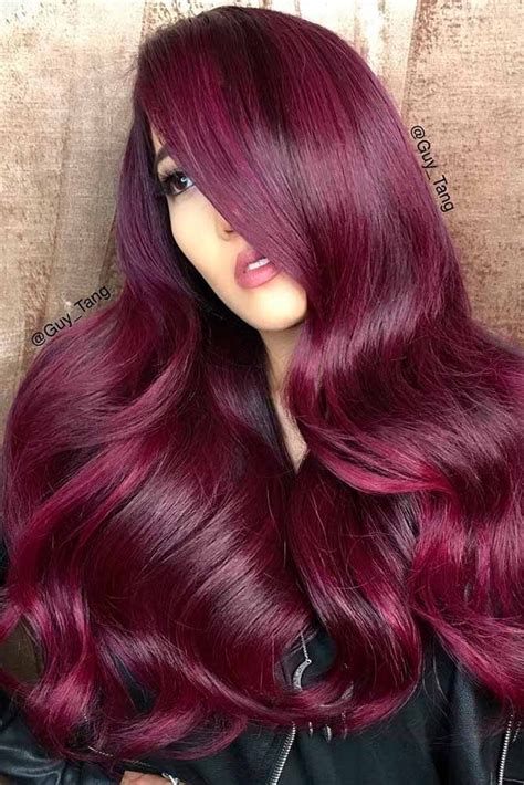 Purple Red Hair May Be A Pretty Uncommon Suggestion When It Comes To