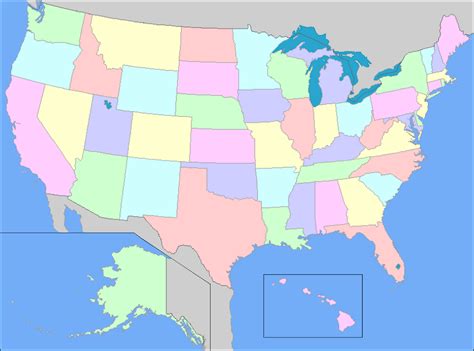 Our united states wall maps are colorful, durable, educational, and affordable! US Map Quiz - Fast, Free, And Printable Maps