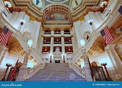 The Pennsylvania State Capitol Building Editorial Stock Image Image