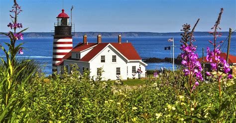 Maine Lighthouses And Beyond West Quoddy Head Lighthouse