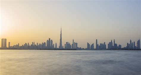 Spectacular View Of Dubai Skyline From Dubai Creek Harbour Photowalk