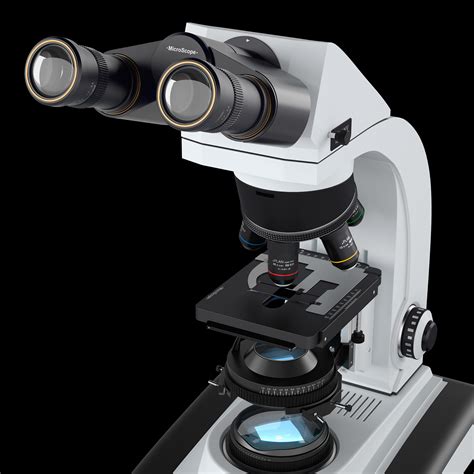 Microscope 3d On Behance