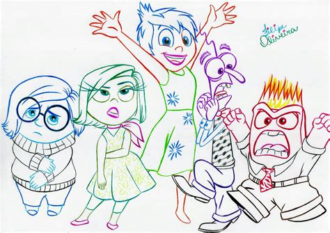 emotions disney pixar inside out by filipeoliveira on deviantart