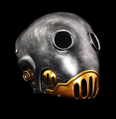 Resin Hellboy Mask The Clockwork Man Masks For Halloween Carnival