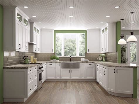 white shaker cabinets the hottest kitchen design trend rta kitchen cabinets