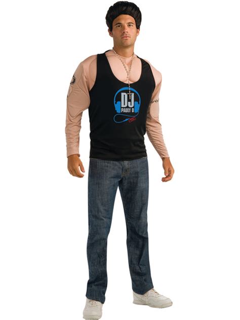 Adult Jersey Shore Dj Pauly D Muscle Chest Costume