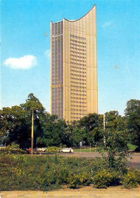 Ddr Messestadt Leipzig Hochhaus Der Karl Marx Universitä Flickr