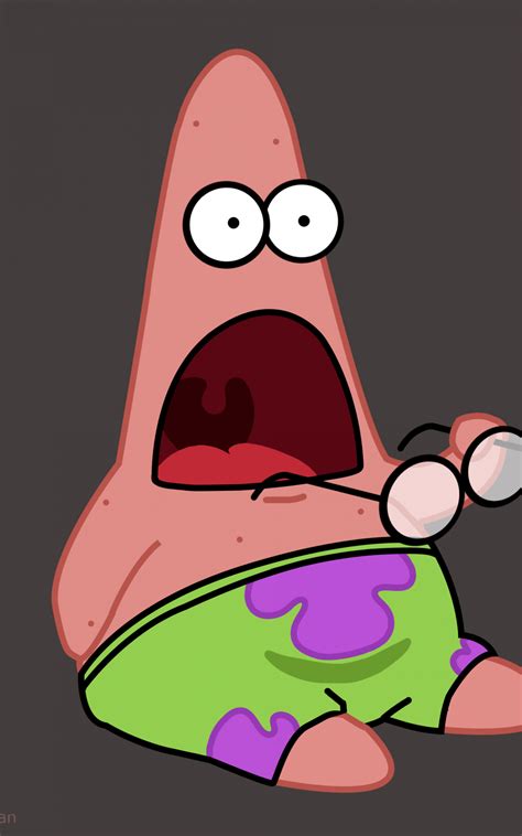 Free Download Patrick Shocked Face Meme 2000x2000 For