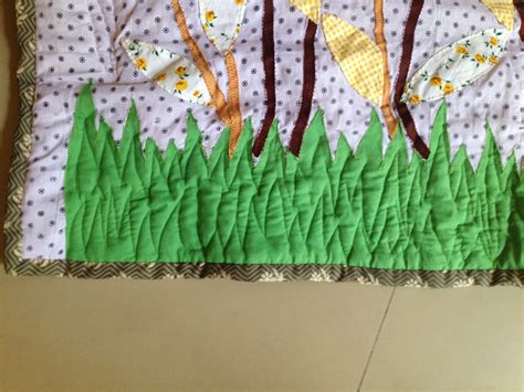 Baby Quilt Flowers And Birds