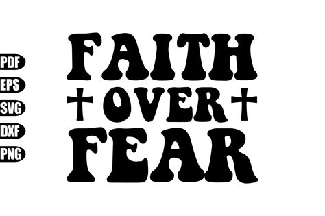Faith Over Fear Svg Graphic By Creativekhadiza124 · Creative Fabrica