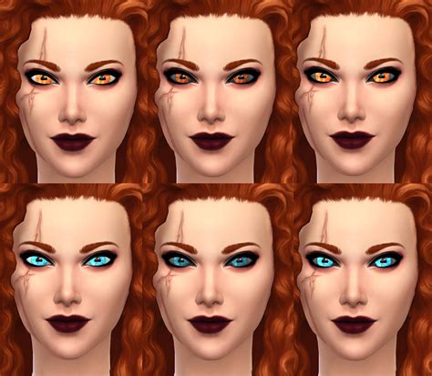 Mermaid Eyes With Glow Blacksclera By Merkaba At Mod The Sims Sims 4