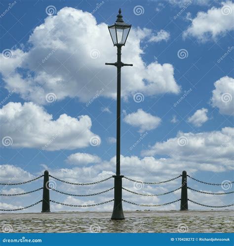 Lamp Post Victorian Maritime Custom Quay Greenock Inverclyde Coast Sea