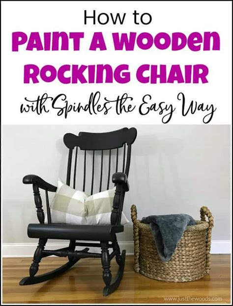 This Is The Best Way To Paint A Wooden Rocking Chair In 2022 Wooden