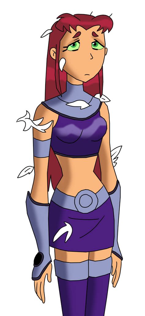 Starfire Covered In Feathers By Captainedwardteague On Deviantart