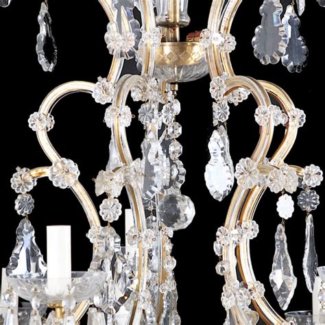 Large French Maria Theresa Crystal Chandelier Fs 2964 Antique Warehouse
