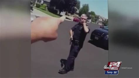 Caught On Camera Officer Pulls Gun On Man In His Own Driveway Youtube