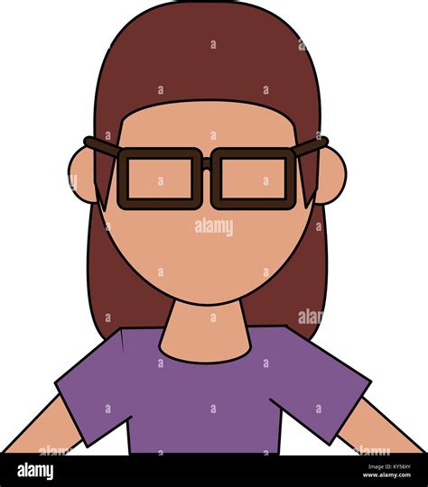 Geek Woman Avatar Stock Vector Image And Art Alamy