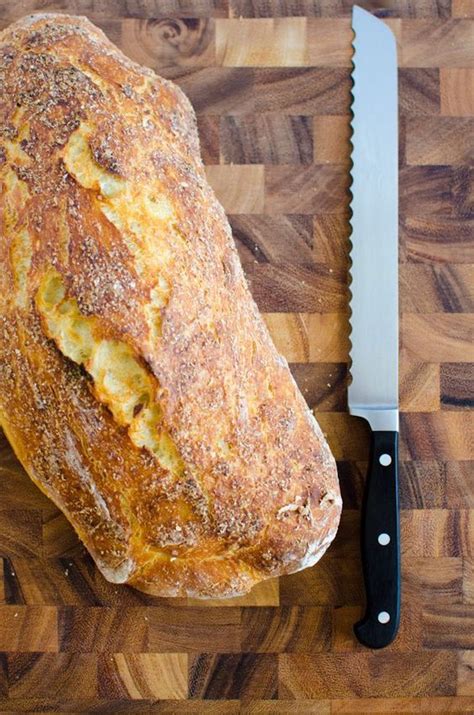 This is a great bread, like all quick breads made without a gluten it is a bit. No-Knead Homemade Ciabatta Bread _ What draws me to this ...
