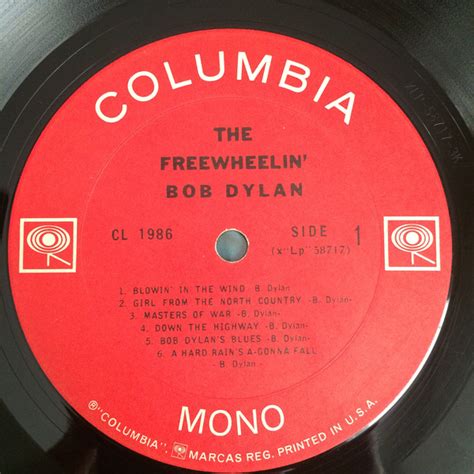 Bob Dylan The Freewheelin Bob Dylan 1968 Vinyl Discogs