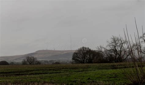 Winter Hill View In The Sun Stock Image Image Of Farm Trees 106729445