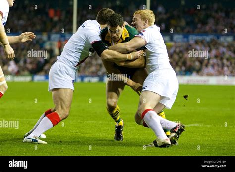 19112011 Leeds England Australia Rugby League Greg Inglis In Action