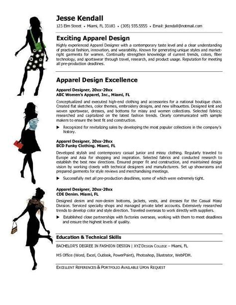 Fashion Stylist Resume Objective Fashion