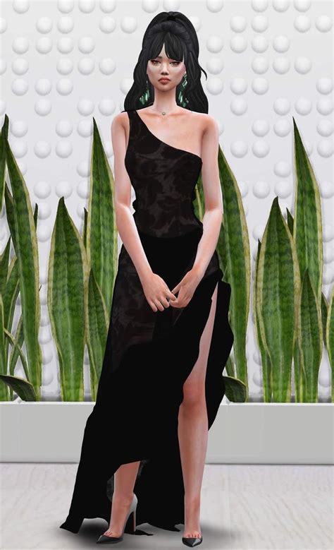 Amberly Dress Sims 4 Sims The Sims