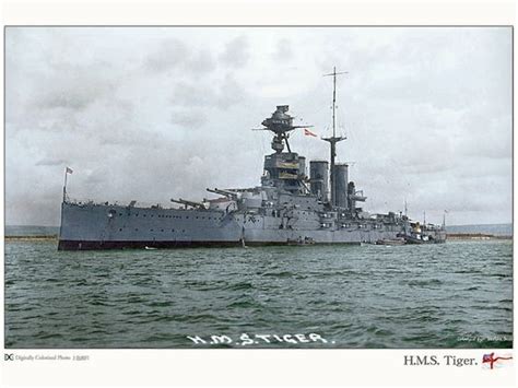 Hms Tiger 1913 Was A Battlecruiser Of The British Royal Navy And The