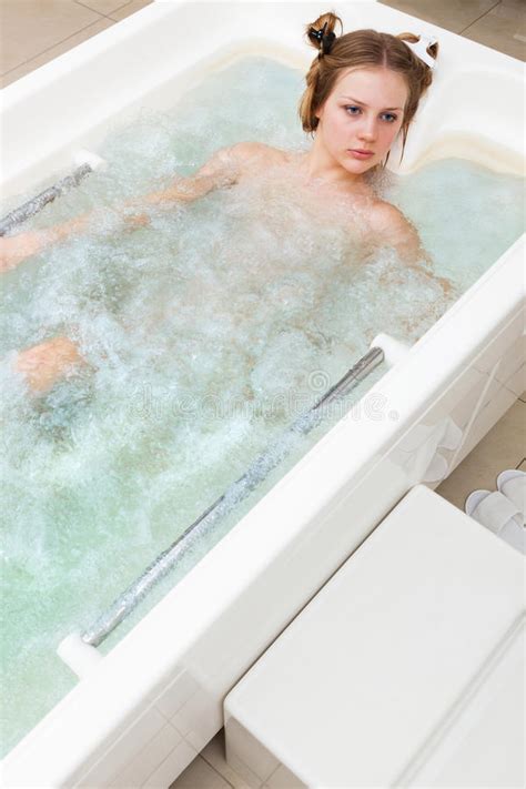 Girl In A Bathtub Stock Image Image Of Healthy People 24785263