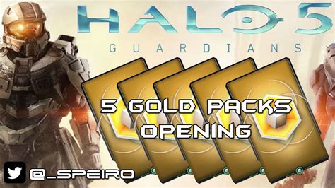 Halo 5 Opening 5 Gold Requisition Packs Youtube
