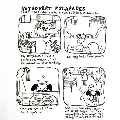 man s best friend introvert doodles