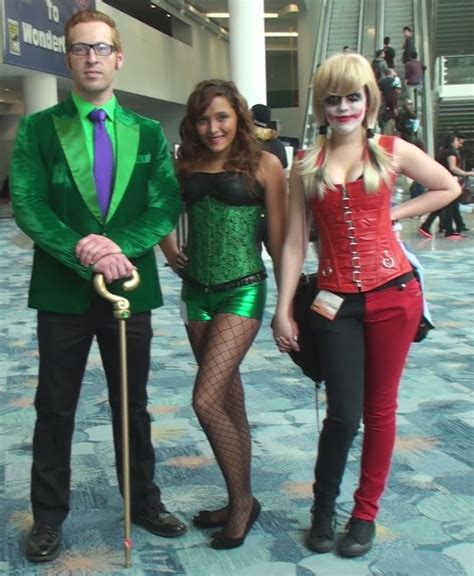 riddler poison ivy and harley quinn at wondercon by sexiezpix web porn