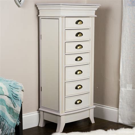 Hives And Honey Hillary Jewelry Armoire With Mirror And Reviews Wayfair