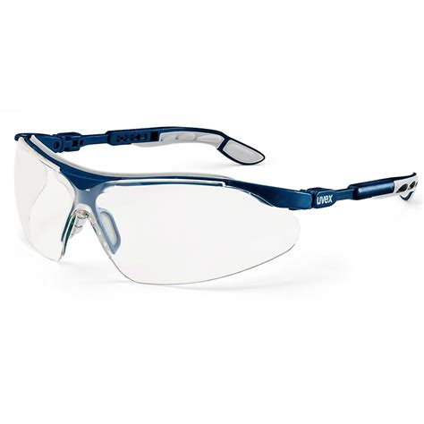 Uvex I Vo Supravision Sport Style Safety Glassesspecs Clear Lens Blueora Frame Industrial